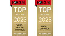 FOCUS Siegel 2023 Orthopädie/Unfallchirurgie - Link zu Unterseite